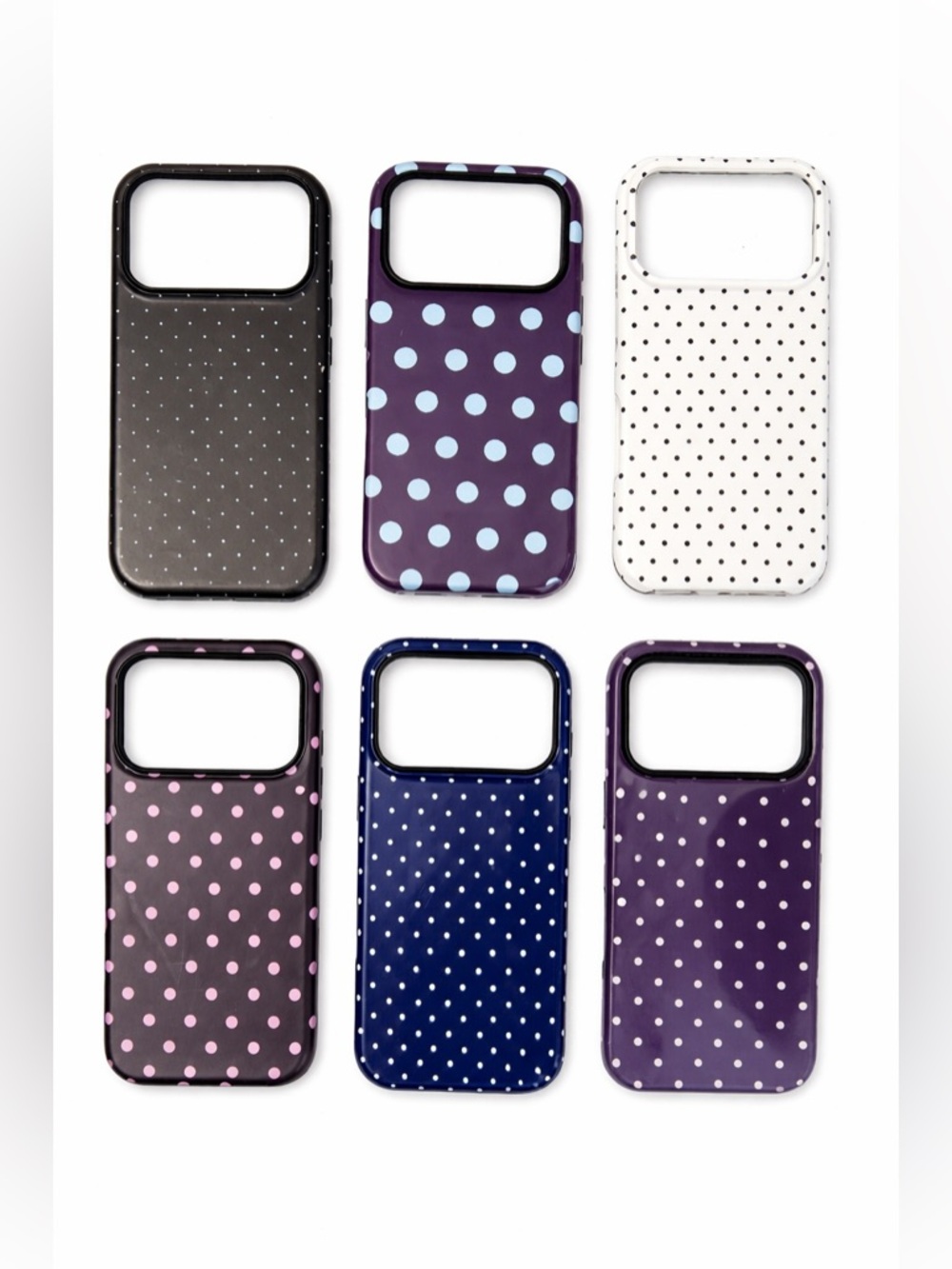 Bundle of Polka Dot IPhone 17 pro Cases